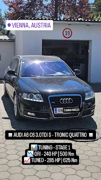 Audi A6 C6: 240 → 285 KS (Instagram)